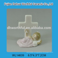 Decorative ceramic sleeping baby statue,ceramic cradle baby in high quality